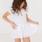 White S/S Twirl Leotard