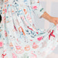 SALE Wonderland 3/4 Sleeve Pocket Twirl Dress