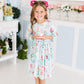SALE Wonderland 3/4 Sleeve Pocket Twirl Dress