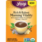 Yogi Tea Morning Vitality - Revitalizing Herbal Tea Blend (Pack of 6 - 16 Tea Bags)
