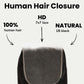 Yaki Straight 7x7 HD Lace Human Hair Closure