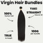 Yaki Straight 100% Human Hair Bundles