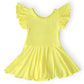 Yellow S/S Twirl Leotard