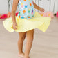 Yellow Twirl Skort