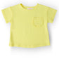 Yellow Ruffle Pocket Tee