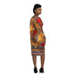 African Print Dashiki Midi Dress