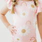 You are My Sunshine S/S Flutter Sleeve Leotard