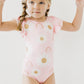 You are My Sunshine S/S Flutter Sleeve Leotard