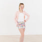 SALE Zen Pink Full-Zip Ruffle Active Jacket