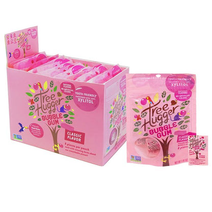 Tree Hugger - Classic Bublgm Flavored 100% Pure Xylitol (Pack of 12 1.41 oz Pouches)