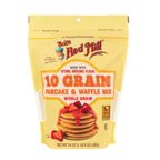 Bob's Red Mill 10 Grain Pancake & Waffle Mix, 24 Oz (Pack of 4), Whole Grain, Non-GMO