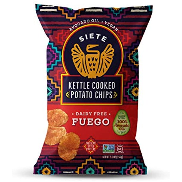 Siete Fuego Tortilla Chips, Grain-Free, Case of 6, 5.5 oz.