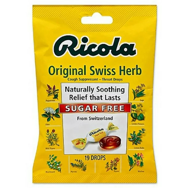 Ricola Sugar-Free Swiss Herb Cough Drops, 152 Lozenges