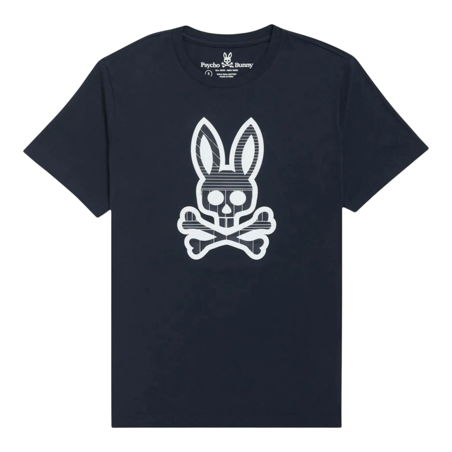 Psycho Bunny Liam Men Big and Tall Tee Shirt Navy