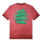 Anti Social Social Club New & Gone Men T-Shirt Red Mineral Wash