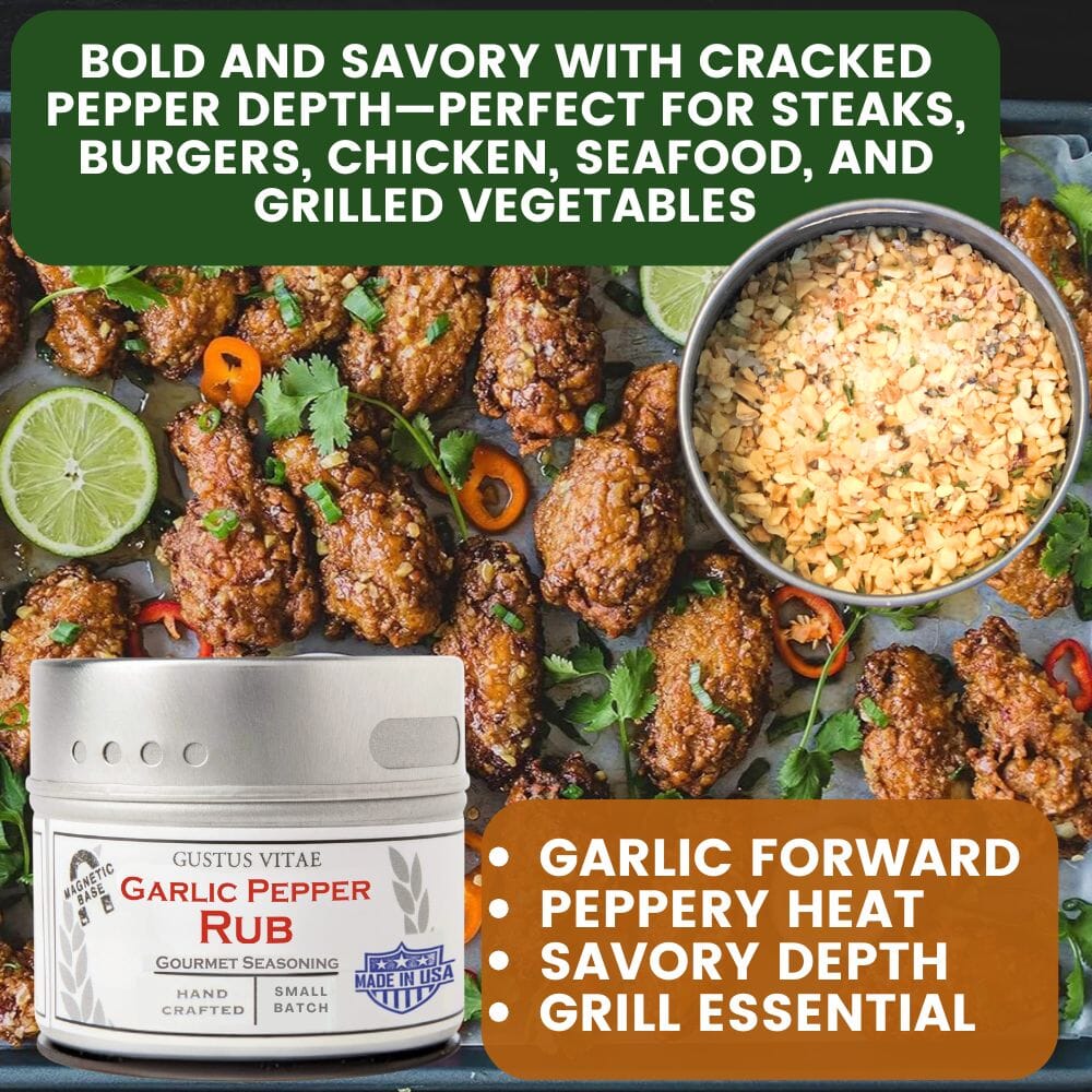 All American Wings Seasoning Set | Gift Packaged Spice Collection | Set of 6