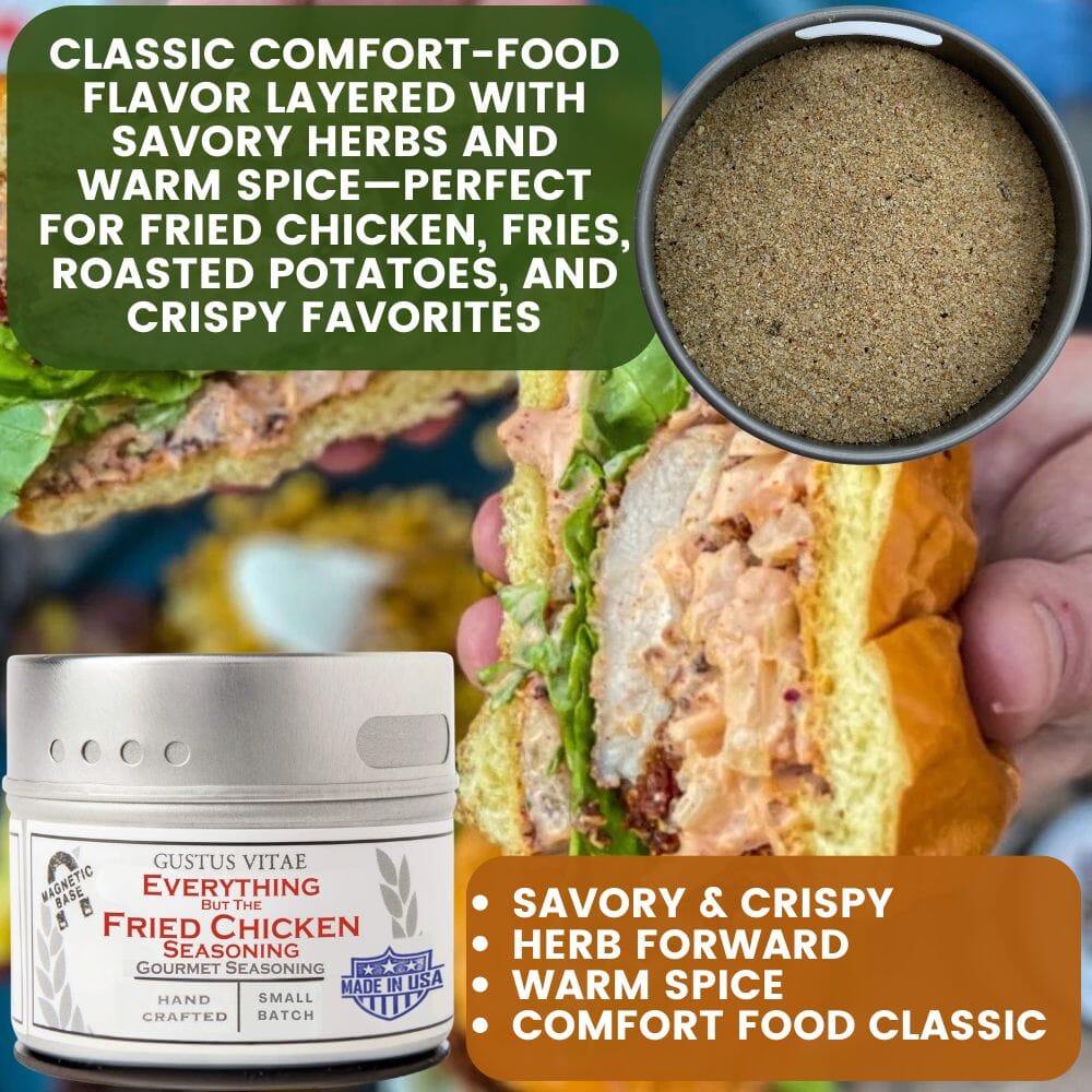 All American Wings Seasoning Set | Gift Packaged Spice Collection | Set of 6
