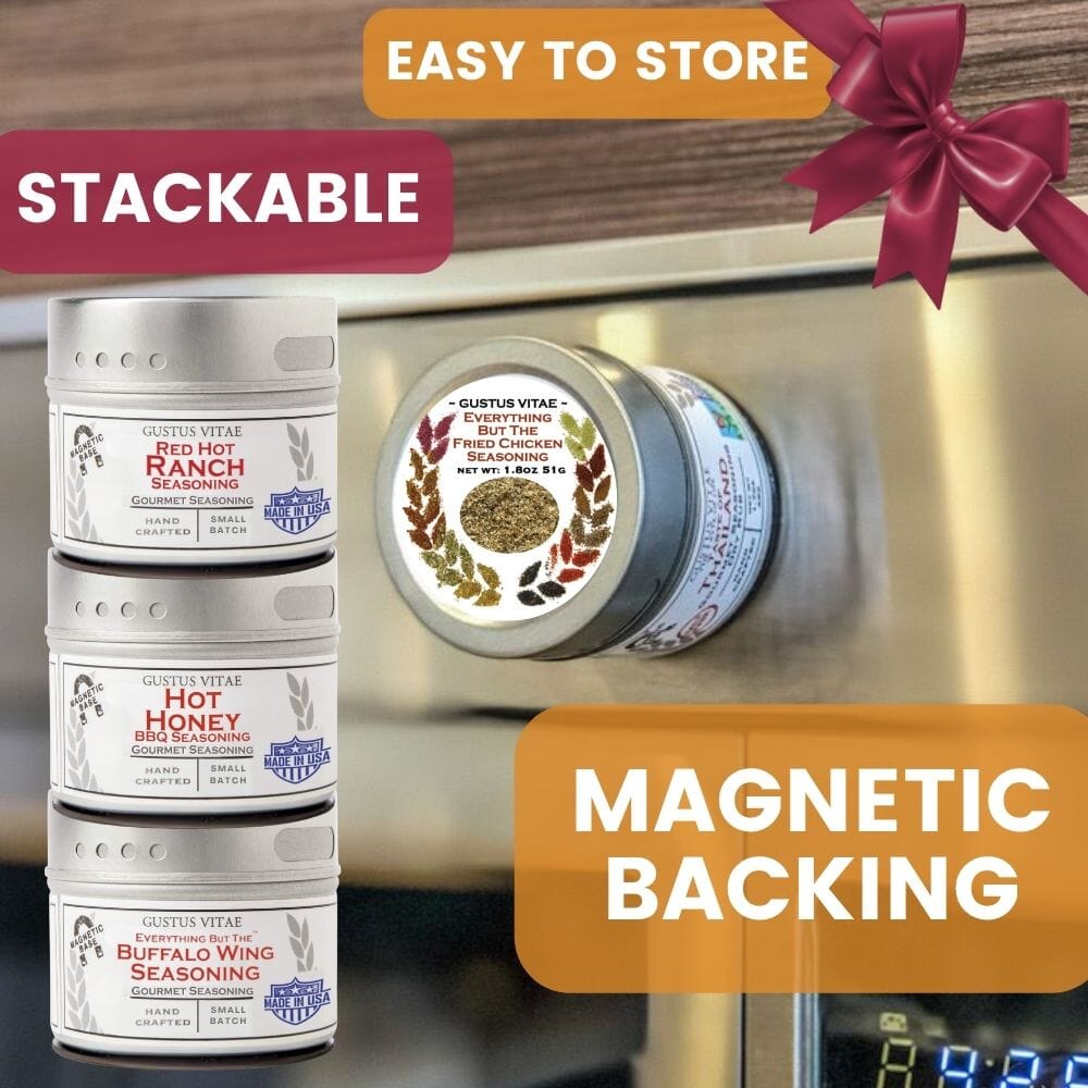 All American Wings Seasoning Set | Gift Packaged Spice Collection | Set of 6