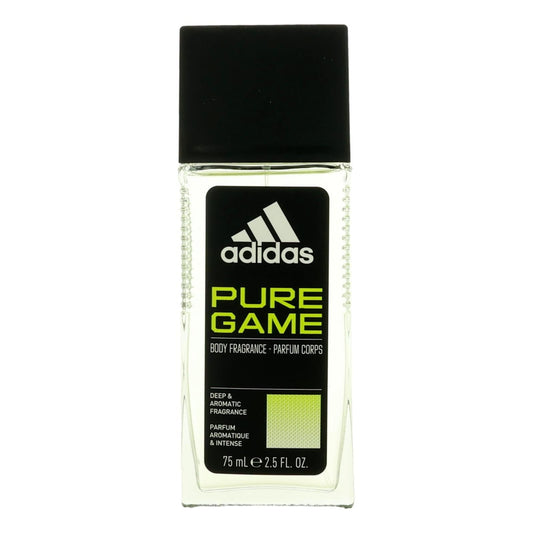 Adidas Pure Game, 2.5 oz Body Fragrance Spray for Men