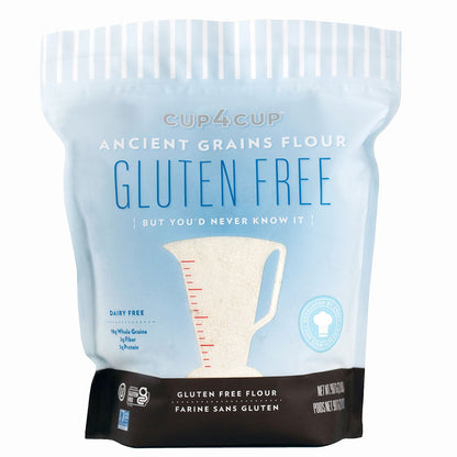 Cup4Cup Ancient Grains Gluten-Free Flour, 2 lb Bags (Pack of 6)