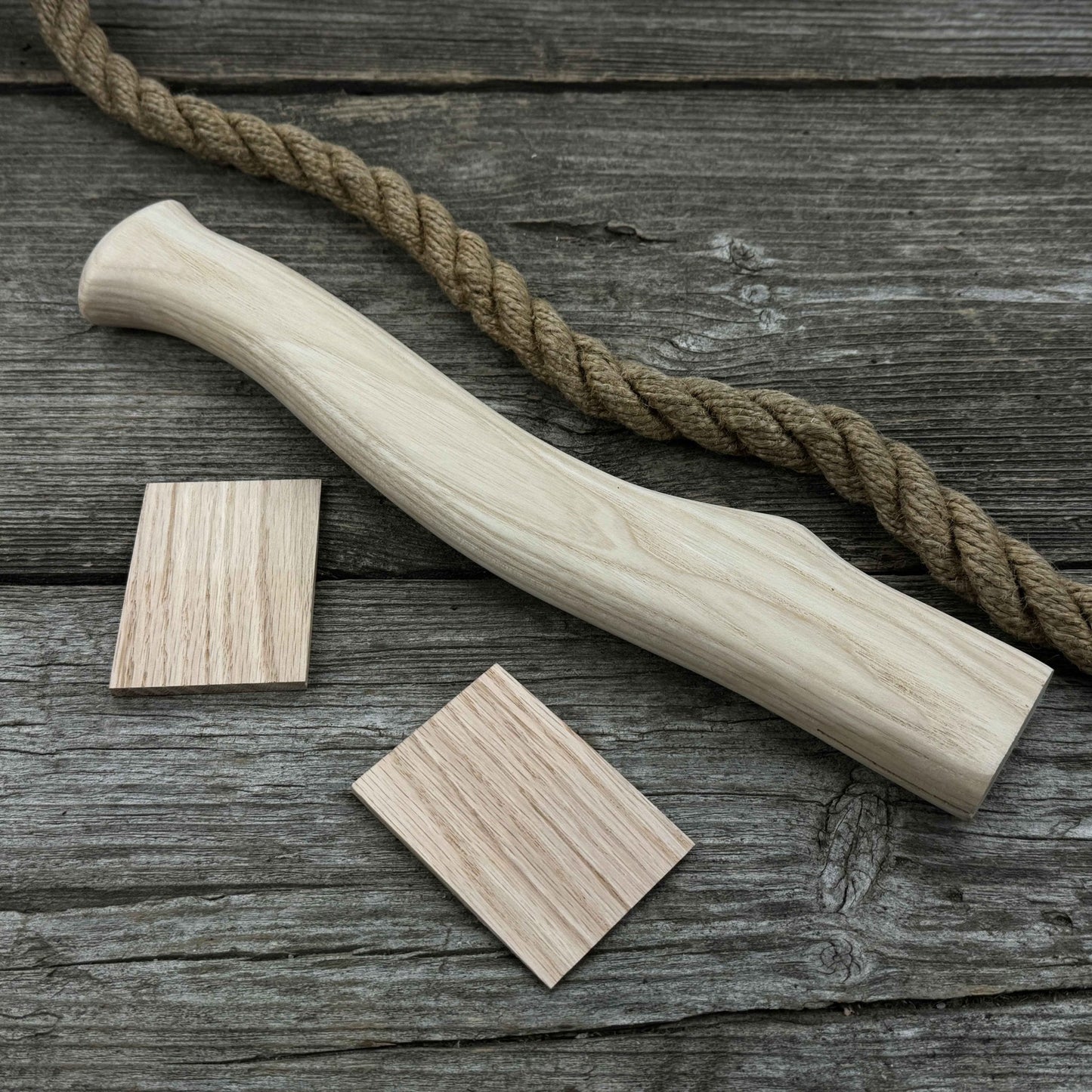 Ash Wood Axe Handle with Red Oak Wedges, 31 cm (12.2 inches)