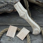 Ash Wood Handle for Adze or Axe, 23 cm (9.06 inches) with Red Oak Wedges