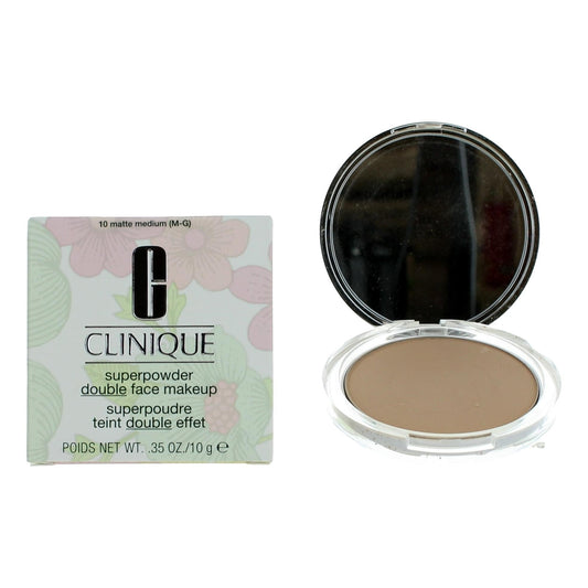 Clinique Superpowder Double Face Makeup, .35 oz Face Powder- 10 Matte Medium