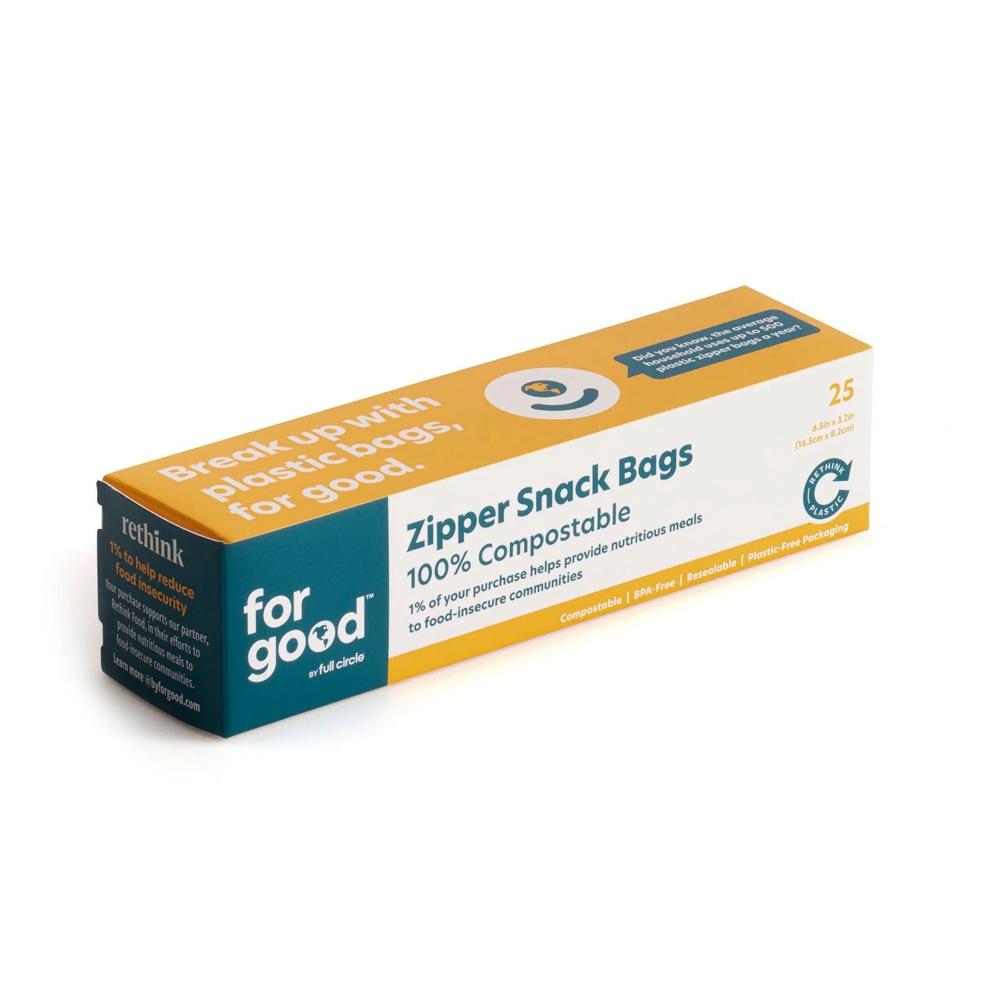 Good Snack Bags Zipper (Pack of 6-25 ct)