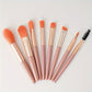 A Set Of 8 Portable Makeup Brushes, Suitable For Concealer, Foundation, Soft Bristles, Eye Makeup Tools, Beginner Mini Set, Portable Beauty Tools