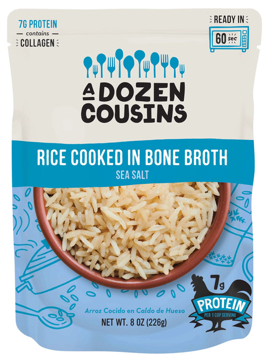 A Dozen Cousins Sea Salt Rice RTE - Pack of 6 - 8oz