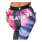PSD x Playboy Spiral Dye Women Leggings Purple Tie-Dye