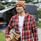 HAAKWEAR Traditional Camel Brown Beanie | Classic Cuffed Knit Hat | Made in USA