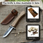 Beginner’s Woodcarving Knife with Leather Sheath, 6 cm (2.36 inches)