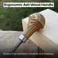 Bent Carving Gouge with Palm Handle – 8 mm / 12 mm (0.31 / 0.47 inches)