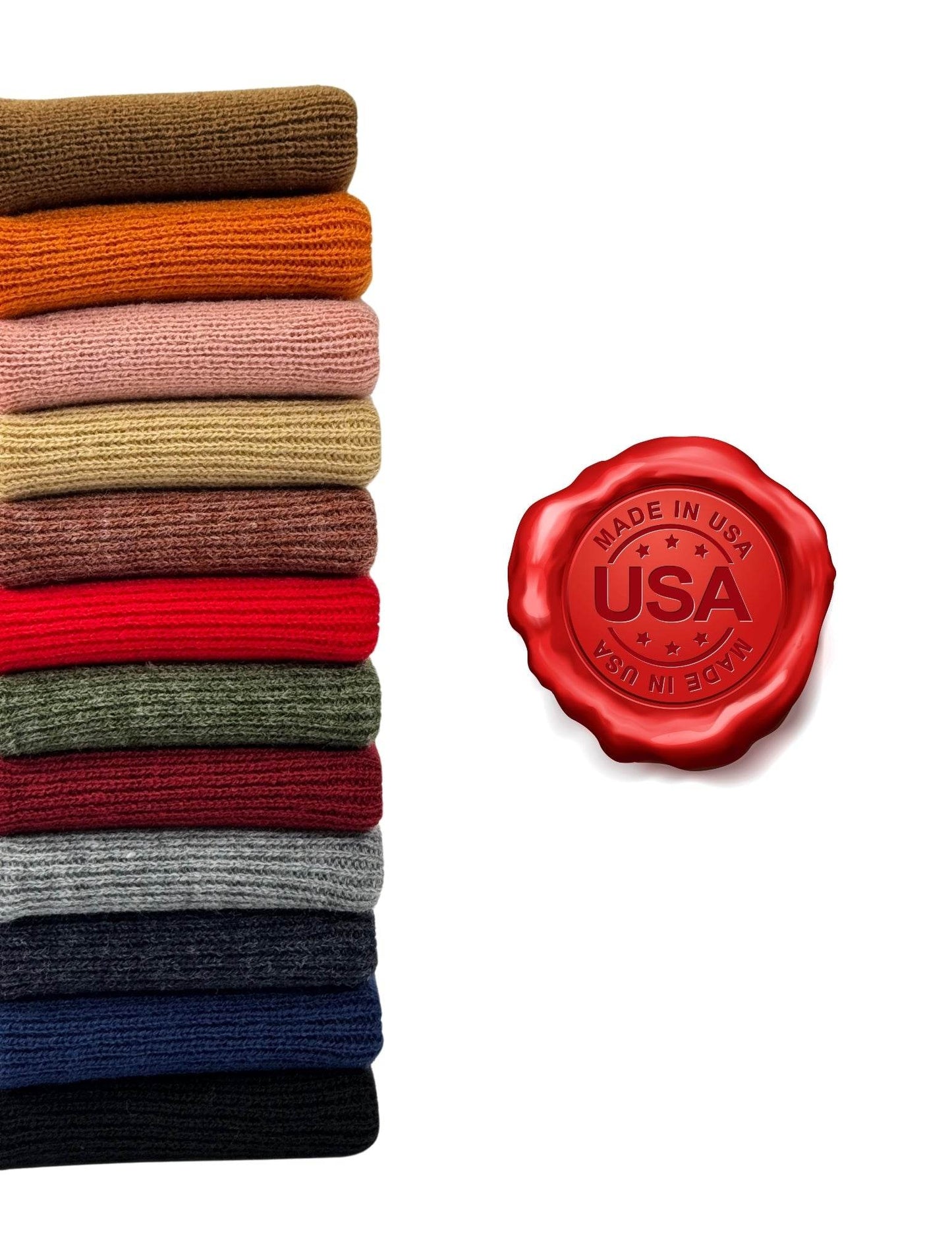 Haakwear American Flag Beanie, H Stitch Beanie