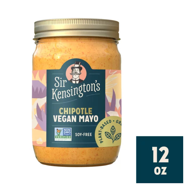 Sir Kensington's Chipotle Vegan Mayonnaise, 12 oz Pack of 6