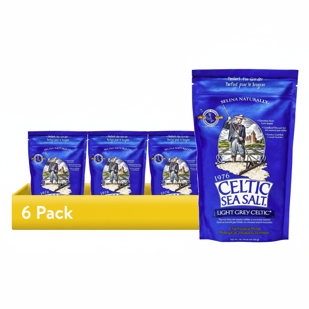 Celtic Sea Salt Light Grey, Bulk Pack of 6 - 0.5 Lb.