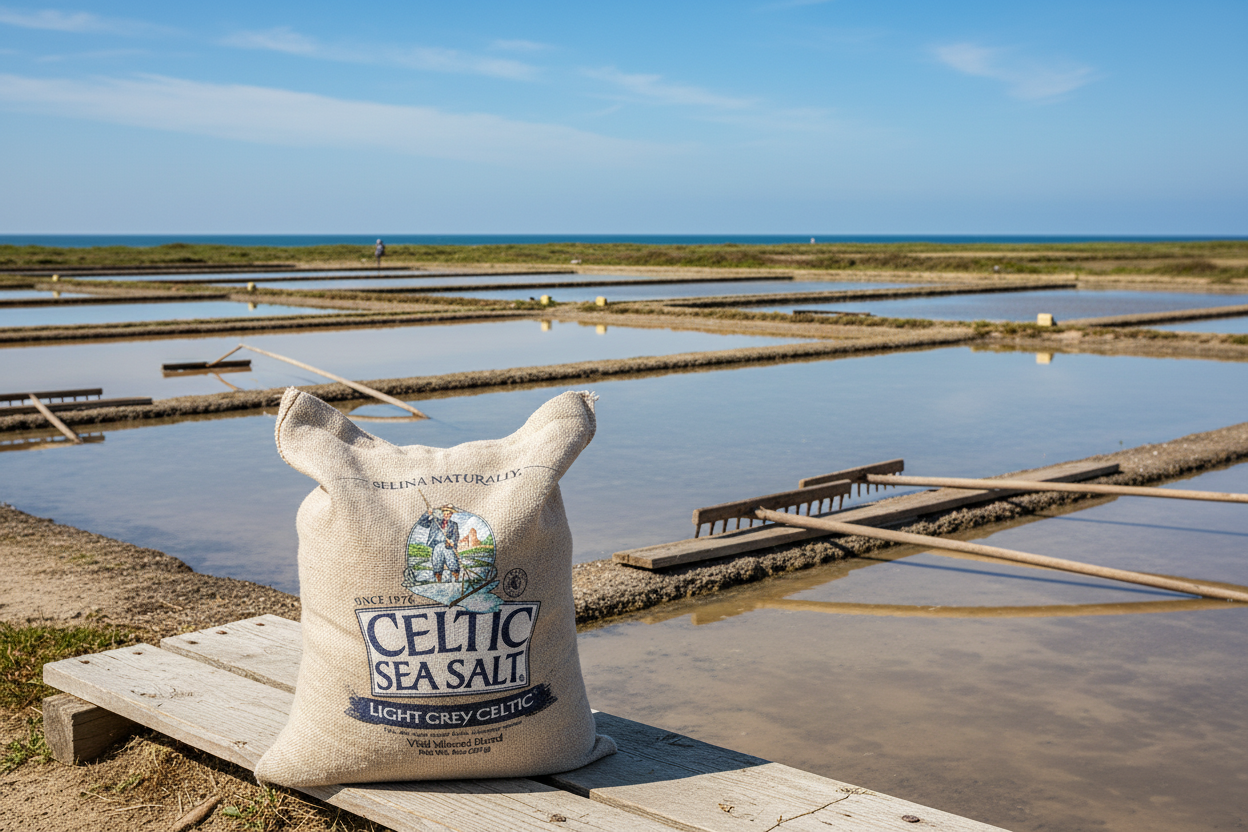 Celtic Sea Salt Light Grey - Mineral-Rich Gourmet Sea Salt, 8 oz (Pack of 6)