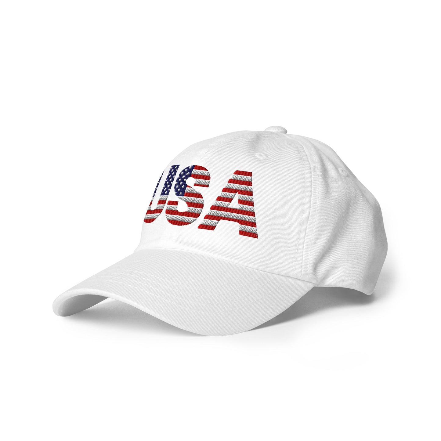 USA Baseball Hat - 1 sided embroidery