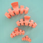 Classic Dreamsicle Large Claw Clip