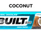 Built Bar - Protein Bar Coconut, 49g (Pack of 12)