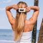 Coconut White Large Flat Rectangle Hair Clip