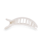 Coconut White Large Flat Round Hair Clip