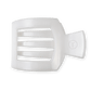 Coconut White Large Flat Square Hair Clip