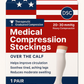 Men's Over The Calf Compression Stocking Socks (1 Pair)
