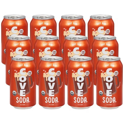 Cove Soda Root Beer - 12 x 12 fl oz