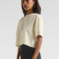Womens Garment Dye Crop Top