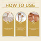 OceAura Antique Bronze Body Shimmer Oil, Shimmering Antique Bronze Liquid, Rose Gold Highlighter Oil, Waterproof Moisturizing Massage.