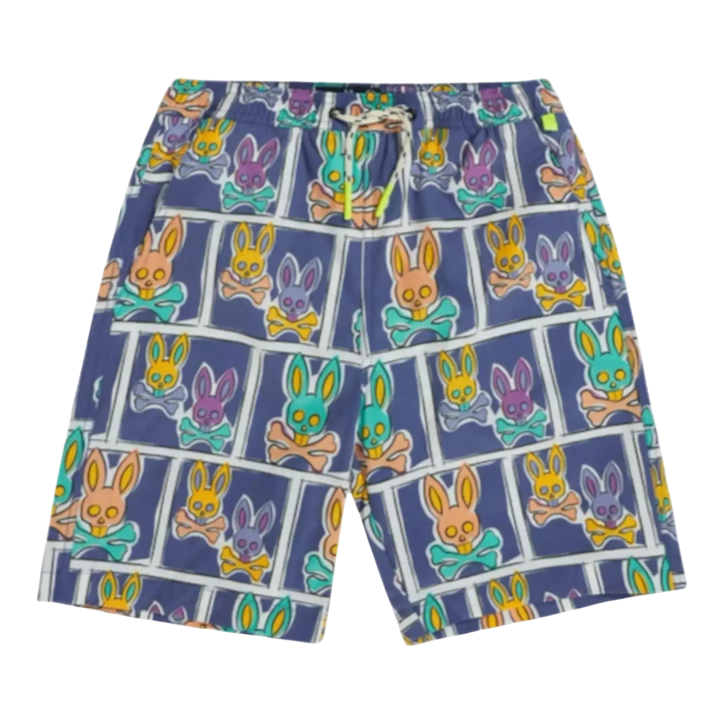 Psycho Bunny James Bunny In Box Kids Swim Trunks Bal Harbour