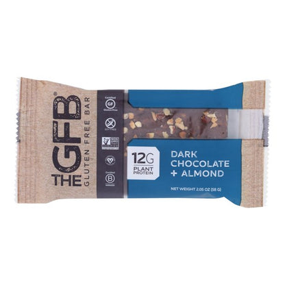 Gfb Gluten-Free Dark Chocolate Almond Bar - 2.05 oz - Case of 12